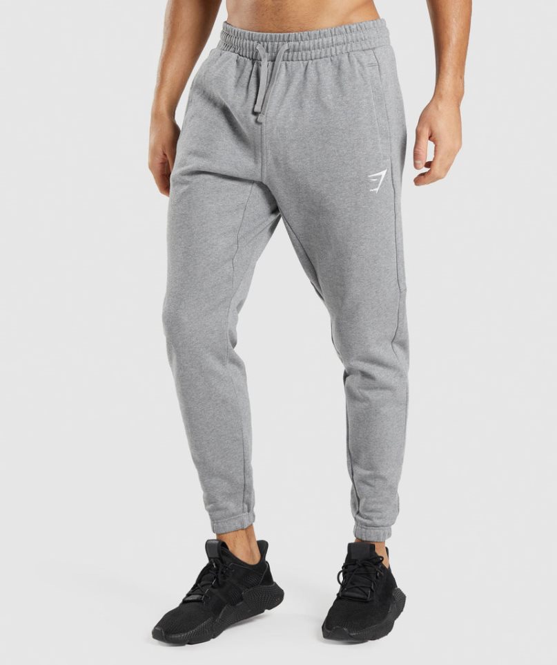 Men\'s Gymshark Essential Jogger Grey | CA 6D5N83